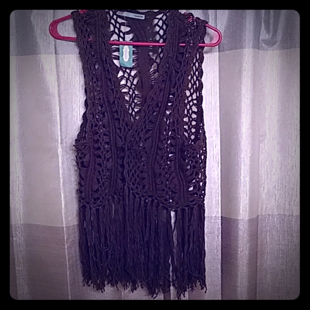 Maurice's knitted cardigan